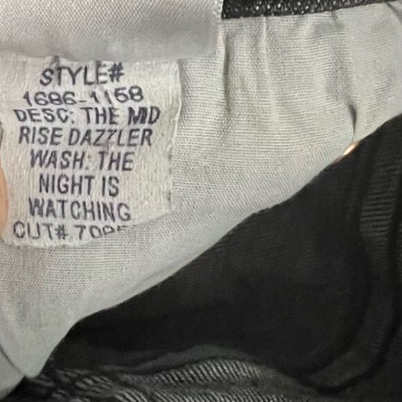 MOTHER Women's Straight Leg Jeans - Dark Blue - Picture 8 of 16